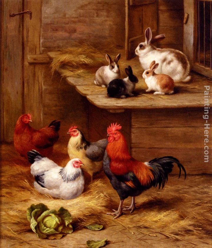 Edgar Hunt Farmyard Neighbours